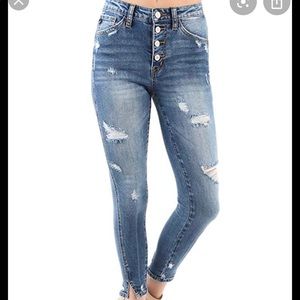 KanCan Berkeley exposed button fly Sz 24 NWT